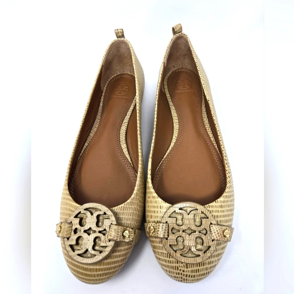 Tory Burch Miller Flat In Trench Tan